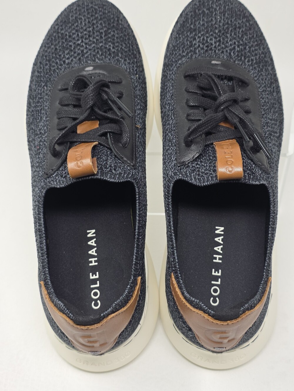 Cole Haan Grand 360 Crosscourt Stitchlite Shoes Black Men's Size 10M C40485 New - Picture 10 of 10